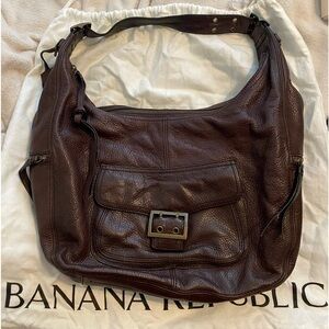 Banana Republic leather handbag
